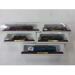 Collection of 60 cased/boxed Collectable Model Locomotive models featuring 16 variations including