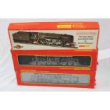Three boxed Hornby OO gauge engines to include R552 BR 4-6-2 Locomotive Oliver Cromwell (poor