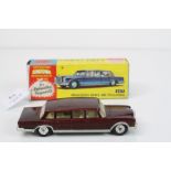 Boxed Corgi Cars Mercedes Benz 600 Pullman 247 with working windscreen wipers in Maroon, box and car