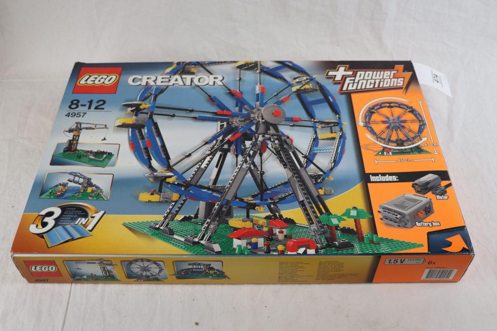 Boxed Lego Creator 4957 Ferris Wheel, with power functions, complete