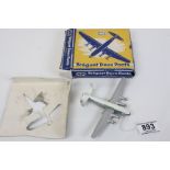 Boxed CIJ Breguet Deaux Ponts diecast model plane with Air Frnace decals, gd/vg condition, with