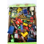 Collection of diecast and plastic farming vehicles and implements to include Britains, features many