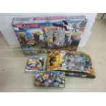 Group of four boxed Mega Bloks sets to include Legends King Arthur, Halo, Plamaverse 5155 and