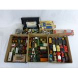 Three Trays of Loose Diecast Vehicles mainly Lesney Matchbox Models of Yesteryear including