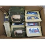 Collection of 55 boxed Matchbox Models of Yesteryear diecast models to include 3 x Harrods