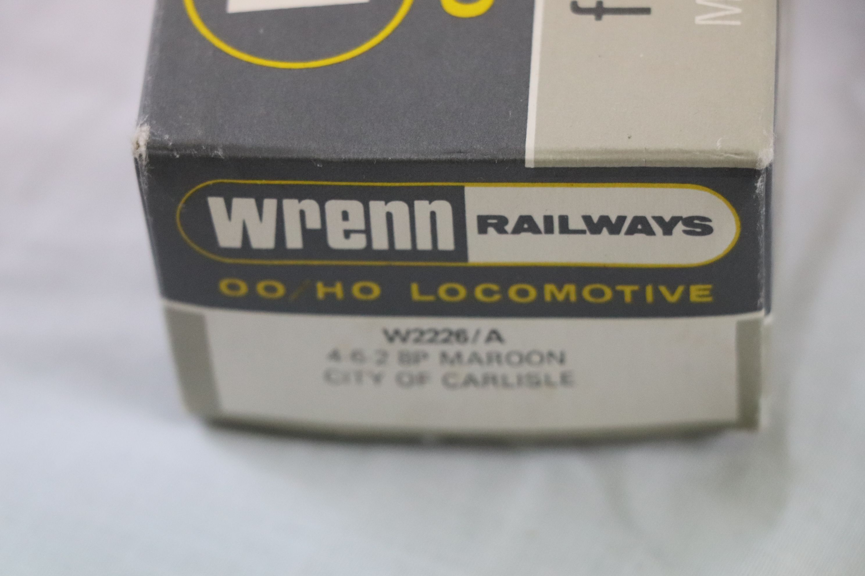 Boxed Wrenn OO gauge W2226/A 4-6-2 8P Maroon City of Carlisle locomotive - Image 2 of 2
