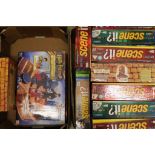 Collection of 12 x boxed Mattel Harry Potter board games & jigsaw puzzles to include 9 x Scene It,