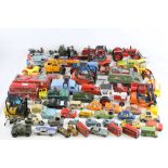 Collection of play worn diecast models to include Corgi, Matchbox Lesney, Dinky, many vintage