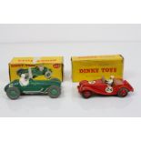 Two boxed Dinky diecast model vehicles to include 235 Cooper Bristol in green, gd/vg condition,