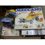 Collection of Meccano to include cased Special Edition 0507, boxed Combat Set G9517, boxed 07503