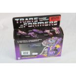 Boxed G1 Transformers Decepticon Triple Changer Astrotrain (Mexican version) with 'Safety Tested Non