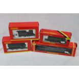 Four boxed Hornby OO gauge engines to include R2026B GWR 0-4-2T Class 14XX Locomotive 1427, R2198