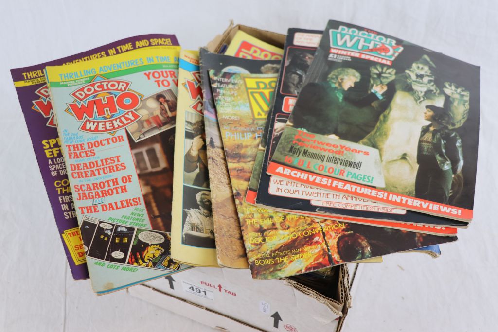 Box of approximately 92 Marvel Doctor Who Monthly magazines from the 1980's - Image 3 of 3