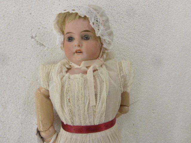 Armand Marseille bisque head doll "Ann-Marie" circa 1894, impressed 3200 A M O DEP to reverse, - Image 2 of 4