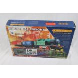 Boxed Hornby OO gauge Industrial Freight Electric Train Set appears complete, track unchecked