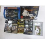 Group of Star Wars vehicles and accessories to include 3 x Book & Cassette Packs, boxed Revenge of