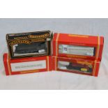 Four boxed OO gauge engines to include Hornby x 3 (R779 0-4-0 Saddle Tank Loco Desmond, R531 0-4-