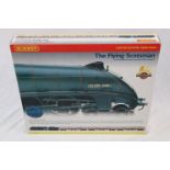 Boxed Hornby OO gauge ltd edn R2089 The Flying Scotsman A4 Class Locomotive and three Mk1 coaches