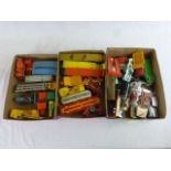 Three Trays of Loose Playworn Diecast Vehicles, mainly Matchbox including Ready Mix Concrete Truck,