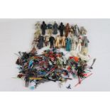 Star Wars - 21 Original figures in play worn condition plus a very large quantity of Star Wars