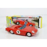 Boxed Telsada 25100 friction powered Lotus Elan S2 in red with in gd condition although dusty, gd