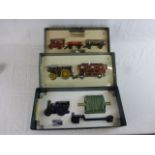 Three boxed ltd edn Corgi Vintage Glory of Steam models to include 80110 Fowler B6 Showmans