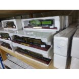 Collection of 60 cased/boxed Collectable Model Locomotive models featuring 11 variations including