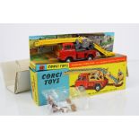 Boxed Corgi 64 Working Conveyor on forward control Jeep F.C.-150 in vg condition, with figure and