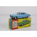 Boxed Corgi By Special Request 238 Jaguar Mark X in pale blue with red interior, complete with two
