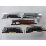 Collection of 60 cased/boxed Collectable Model Locomotive models featuring 16 variations to