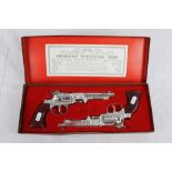 Boxed Crescent Matching Pair Texan Pistols in vg condition, no oil, gd box