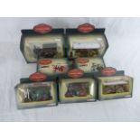 Seven boxed Corgi Vintage Glory of Steam models to include 80106 Fowler B6 Road Locomotive & Badge