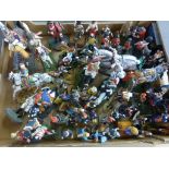 A collection of hand painted figures & busts to include metal and resin examples. Figures include