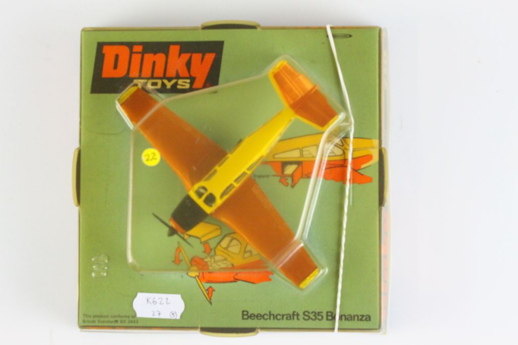 Five boxed Dinky diecast model planes to include 715 Beechcraft C55 Baron, 710 Beechcraft S35 - Image 5 of 6