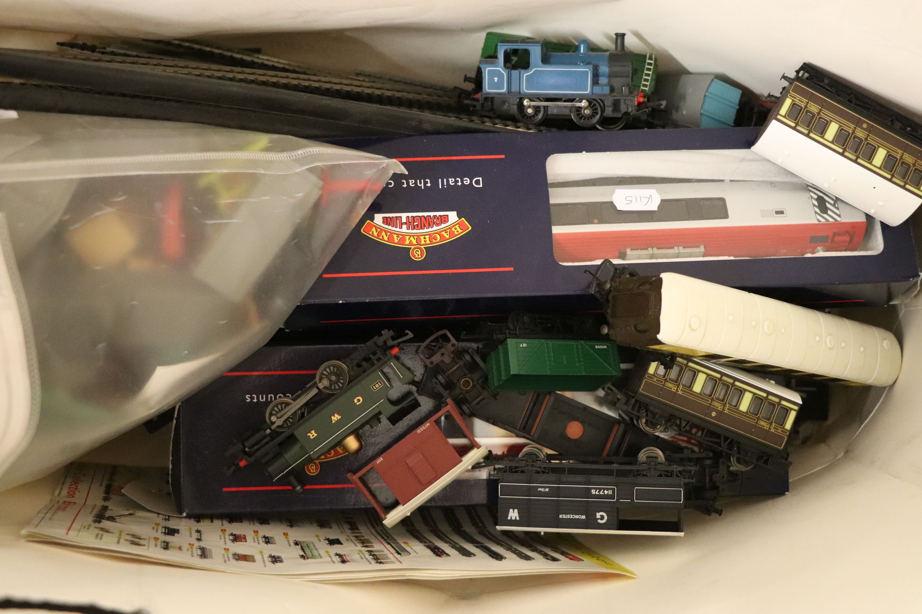 Four boxed Bachmann OO gauge Virgin Grampian Voyager car set, 3 x engines to include Hornby GWR 101,