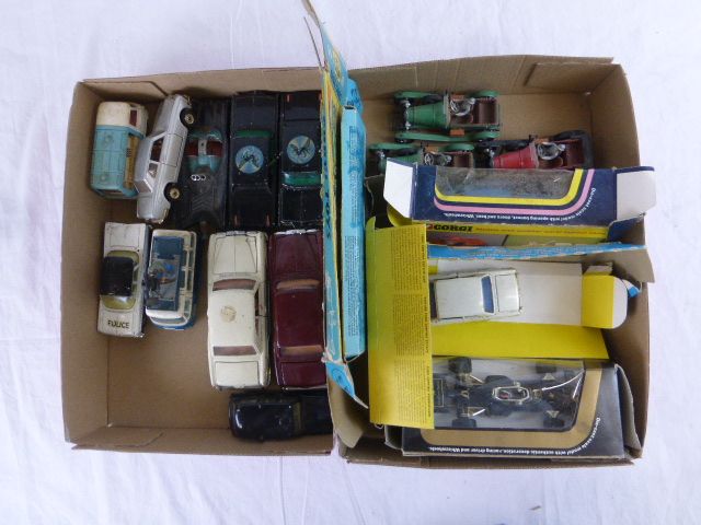 Group of Corgi Diecast Vehicles mainly Loose Playworn, some partially boxed including Two x The