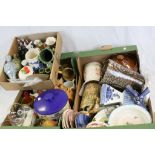 Box Miscellaneous including Coalport, Sylvac, Delft, Poole, Carltonware, oriental. plus 1974