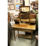 Edwardian Mahogany Dressing Table with Single Drawer