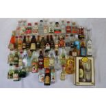 Large Collection of Miniature Alcoholic Spirits including 37 Boxed Liqueurs Set, 6 Champagnes, 36