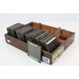 Wooden cased collection of glass magic lantern slides