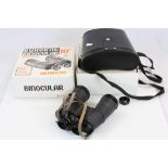 Leather Cased Pair of Russian Tento BNU 10 x 50 Binoculars with original packaging