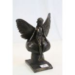Bronzed model of a Fairy seated on a Toadstool, numbered 697/750 and signed by the Artist