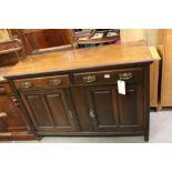 Late 19th / Early 20th century Mahogany Sideboard with Two Drawers and Two Cupboards below