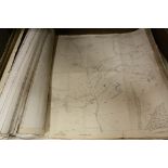 Collection of approximately 94 large size Vintage Ordnance Survey Maps, mainly Wiltshire & Berkshire