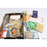 Collection of 20th century ephemere etc