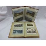 Ten Albums of mixed World and UK Postcards, mainly Topographical, over 1500 cards in total
