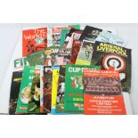 Collection of 20 Big Match football programmes to include FA Cup Finals, Uefa Cup 2nd rnd 2nd leg