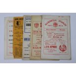 Football programmes, Accrington v Oldham 8 Sep 1954, Accrington v Stockport 11 Apr 1959, Gateshead v