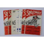 Speedway programmes, Metropolitan / Southern Area League selection 1954, meetings at Aldershot 1st