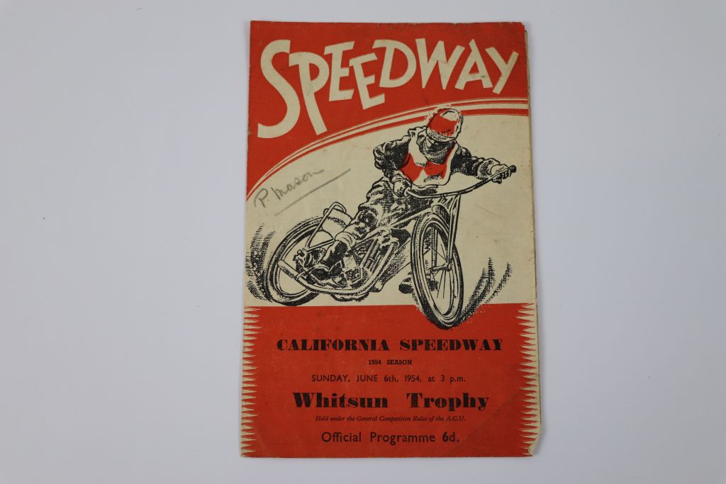 Speedway programmes, California homes 1954, dated 23rd May, 6th June, 20th June, 15th August, 12th - Image 4 of 13